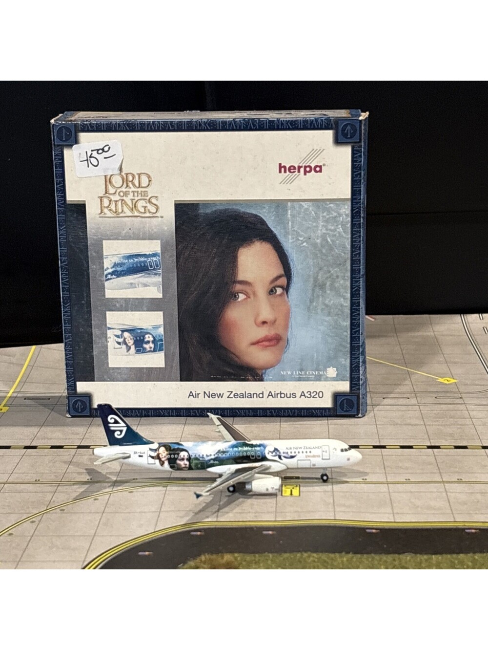 Herpa Wings 1:400 561112 Air New Zealand A320 Arwen & Eowyn Lord of Ring ZK-OJA